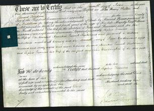 Deed by Married Women - Sophia Frances Shuldham-Original Ancestry
