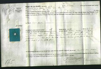 Deed by Married Women - Elizabeth Ann Hosken-Original Ancestry