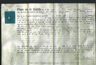 Deed by Married Women - Dame Maria Louisa Culme Seymour-Original Ancestry