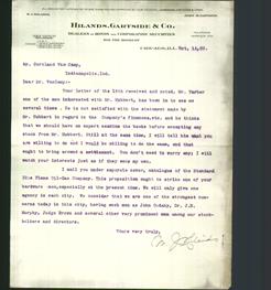 Letterhead - Hilands, Gartside & Co.