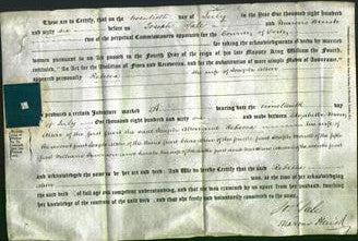 Deed by Married Women - Rebecca Alson-Original Ancestry