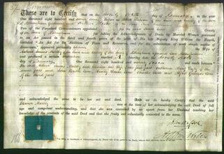 Deed by Married Women - Eleanor Maltby-Original Ancestry