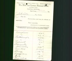 Bank Letterhead - Hide and Leather National Bank