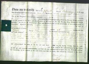 Deed by Married Women - Sophia Kelly-Original Ancestry