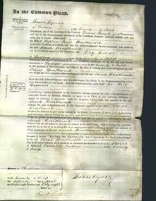 Court of Common Pleas - Sarah Braithwaite-Original Ancestry