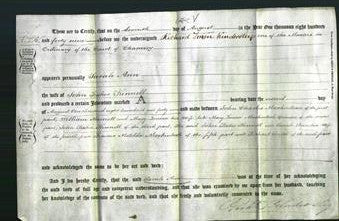 Deed by Married Women - Sarah Ann Kennell-Original Ancestry