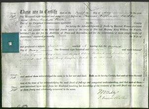Deed by Married Women - Sarah Hartland-Original Ancestry