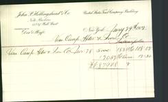 Letterhead - John P. Hollingshead & Co.