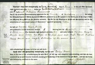 Deed by Married Women - Esther Hoath-Original Ancestry