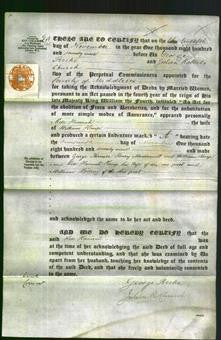 Deed by Married Women - Rose Hannah Kemp-Original Ancestry