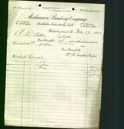 Bank Letterhead - Moshannon Banking Company