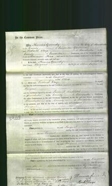 Court of Common Pleas - Margaret Sugar-Original Ancestry