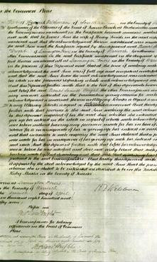 Copy of Court of Common Pleas - Ann Smith-Original Ancestry