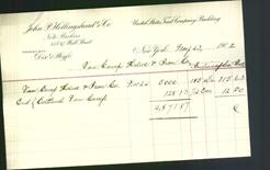 Letterhead - John P. Hollingshead & Co.