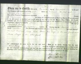 Deed by Married Women - Anne Parry-Original Ancestry
