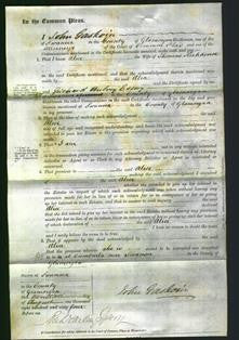 Court of Common Pleas - Alice Kirkhouse-Original Ancestry