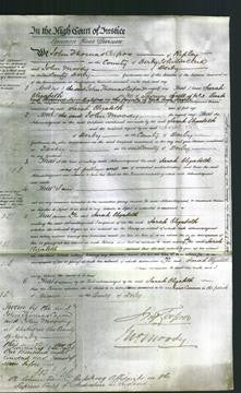 Court of Common Pleas - Sarah Elizabeth Sirett-Original Ancestry