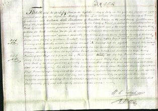 Deed by Married Women - Ann Reeves, Lavinia Reeves, Jane Randall, Susanna Everett and Eliza Dunning-Original Ancestry