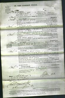 Court of Common Pleas - Sarah Gregory-Original Ancestry