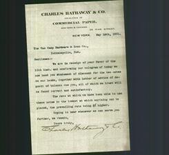 Letterhead - Charles Hathaway & Co.