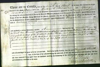 Deed by Married Women - Elizabeth Smith-Original Ancestry