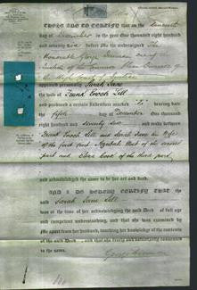 Deed by Married Women - Sarah Jane Lill-Original Ancestry