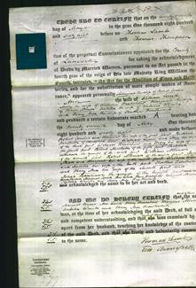 Deed by Married Women - Margret Conder, Ann Lund, Mary Bradshaw, Margaret Nelson, Isabella Winster and Mary Ann Braithwaite-Original Ancestry