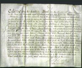 Deed by Married Women - Elizabeth Calhoun-Original Ancestry