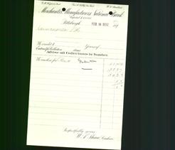 Bank Letterhead - Merchants & Manufacturers National Bank