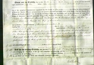 Deed by Married Women - Elizabeth Booth, Mary Whitehead, Hannah Brelsford, Sarah Wild and Harriet Lees-Original Ancestry