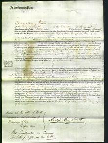 Court of Common Pleas - Charlotte Jane Burnard-Original Ancestry