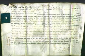 Deed by Married Women - Ann Hewitt, Mary Ann Maples, Hannah Furniss and Elizabeth Hubbard-Original Ancestry