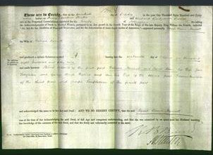 Deed by Married Women - Sarah Elsam Marriott-Original Ancestry