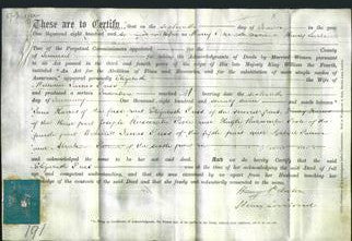 Deed by Married Women - Elizabeth Press-Original Ancestry