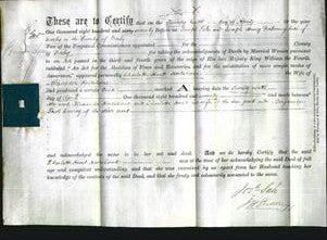 Deed by Married Women - Charlotte Hunt Hartshorne-Original Ancestry
