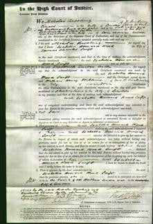 Court of Common Pleas - Isabella Howard Wood Swift-Original Ancestry