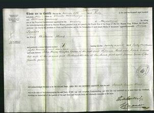Deed by Married Women - Sarah Louisa Hood-Original Ancestry