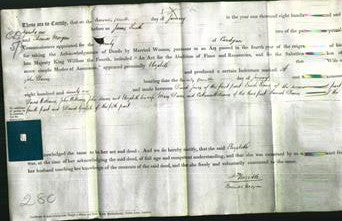 Deed by Married Women - Elizabeth Davies-Original Ancestry