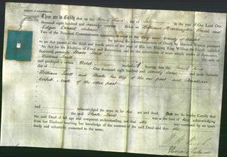 Deed by Married Women - Phoebe Lovell-Original Ancestry