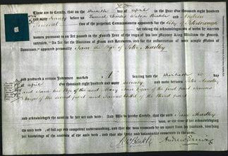Deed by Married Women - Jane Headley-Original Ancestry