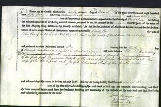Deed by Married Women - Sarah Roe-Original Ancestry