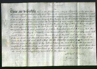 Deed by Married Women - Amelia Newbold-Original Ancestry