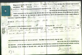 Deed by Married Women - Emily Hall-Original Ancestry