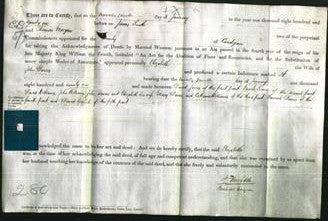 Deed by Married Women - Elizabeth Davies-Original Ancestry
