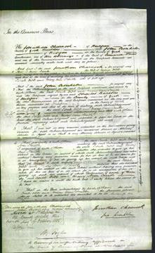 Court of Common Pleas - Sarah Charnock Dibb and Mary Ann Charnock Smith-Original Ancestry