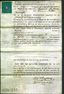 Deed by Married Women - Elizabeth Wheeler-Original Ancestry