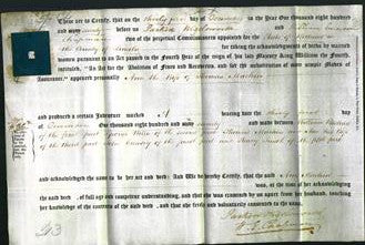 Deed by Married Women - Ann Machin-Original Ancestry