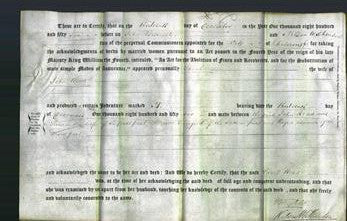 Deed by Married Women - Sarah Read-Original Ancestry