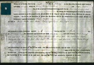 Deed by Married Women - Sarah Inkpen and Susan Duffett-Original Ancestry