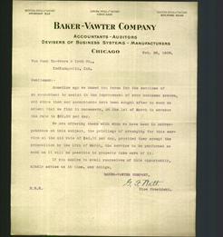 Letterhead - Baker Vawter Company